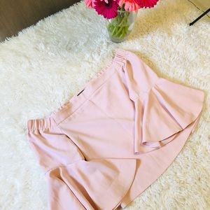 Topshop Off the Shoulder Top